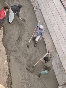 اجرای دیوار حائل مدرسه سیدالکریم