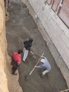 اجرای دیوار حائل مدرسه سیدالکریم