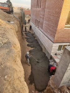 اجرای دیوار حائل مدرسه سیدالکریم