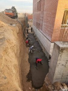 اجرای دیوار حائل مدرسه سیدالکریم