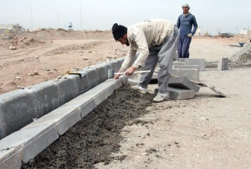 جدول گذاری معابر/احداث جداول بتنی