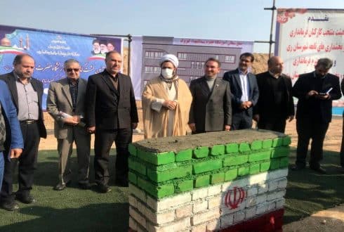آیین خشت گذاری مدرسه