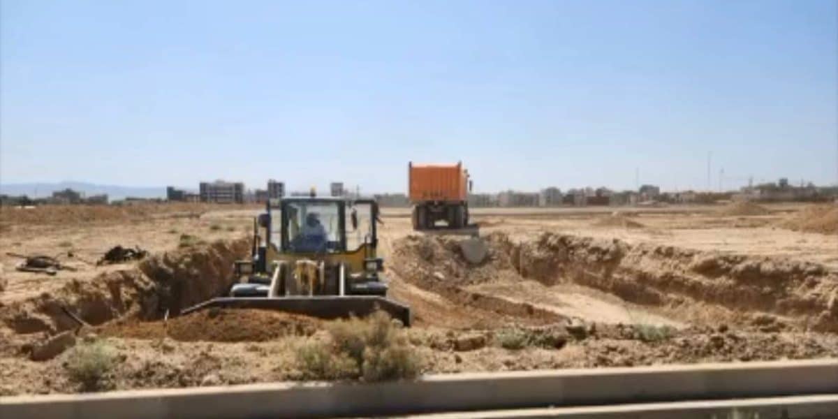 اجرای اولین گود برداری در کوی بهار